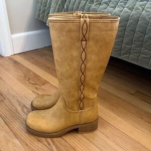 No Boundaries Tan Heeled Boots